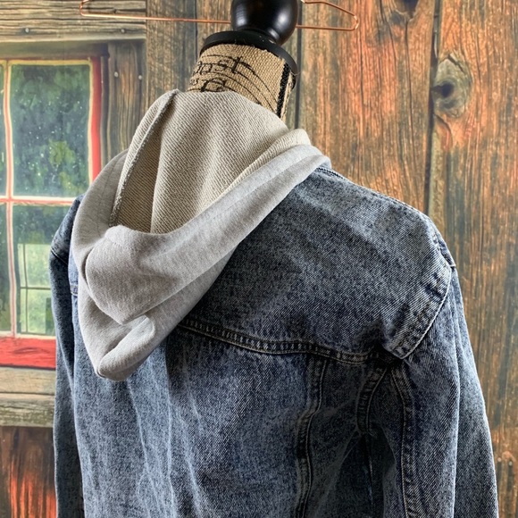 2Sable Denim Hooded Jacket - Picture 4 of 8